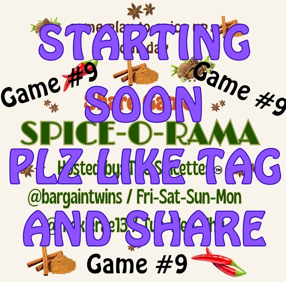 Other - GAME #9🌶️ STARTS 3/3 🌶️ LIKE, TAG, SHARE🌶️🌶️ KEEP IT SPICY AT SPICE-O-RAMA